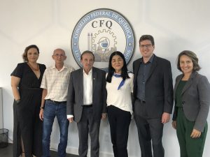 Diretoria da SBQ visita presidente do CFQ: ampliação das parcerias no horizonte das instituições