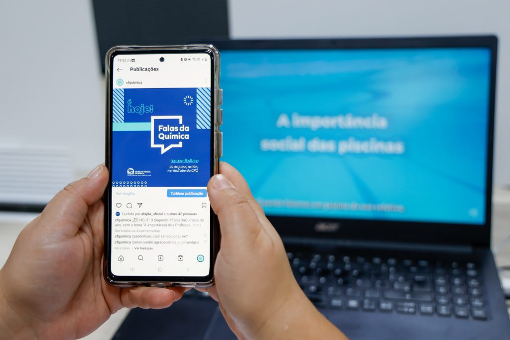 Tratamento da água de piscina é destaque no Falas da Química