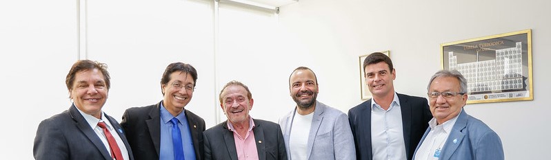 Sistema CFQ/CRQs recebe visita do presidente da ANAMMA: Química é área estratégica para o Meio Ambiente