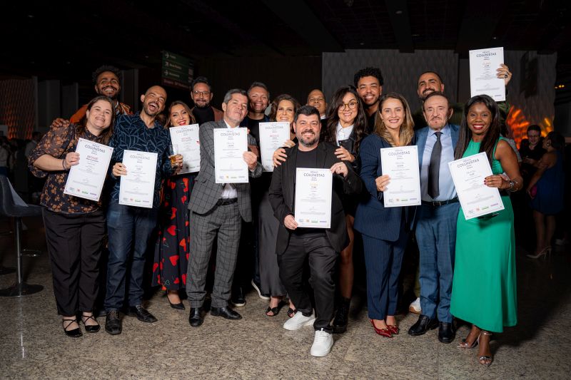 Premiados do Prêmio Colunistas.