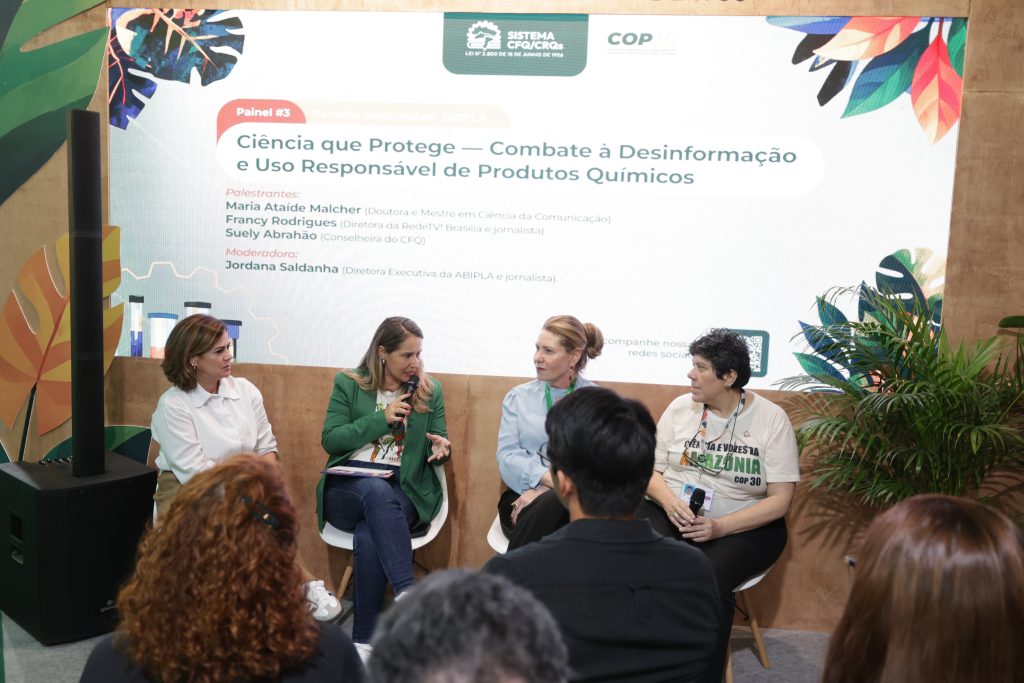 Debate promovido pelo CFQ e Abipla leva o combate à desinformação para a Green Zone