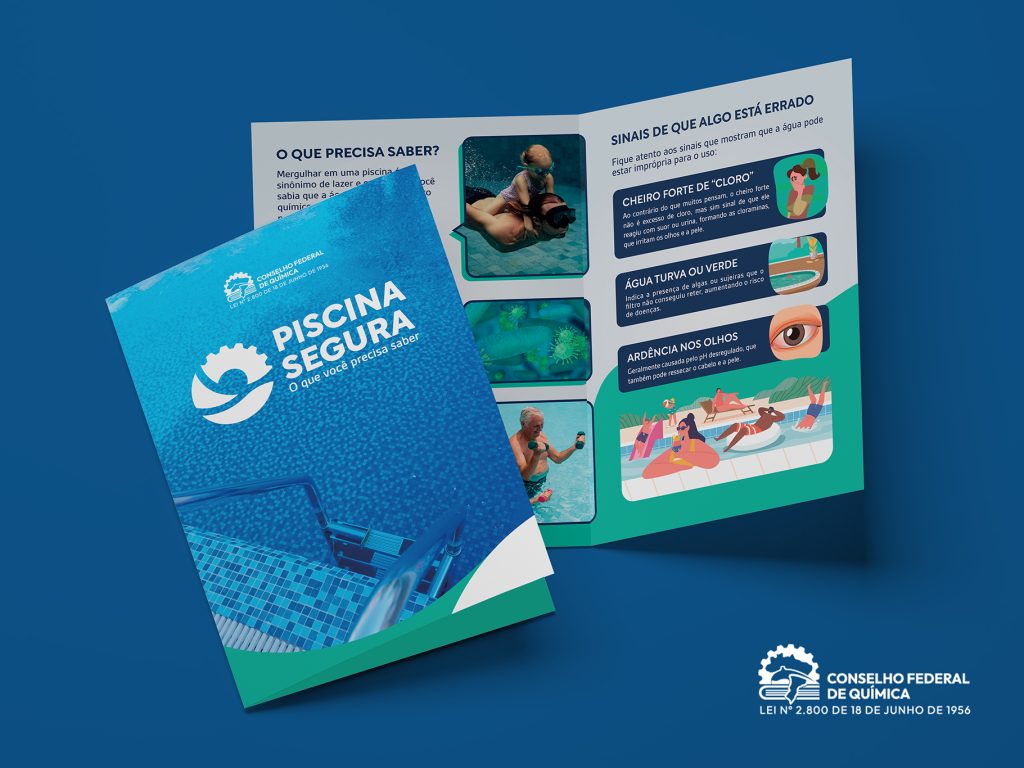 CFQ lança folder orientativo sobre o tratamento de piscinas