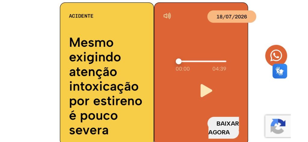 CFQ explica à Radioweb os riscos do estireno após vazamento em Manaus (AM)