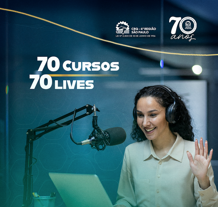 Agosto terá programação gratuita de cursos e lives para profissionais e estudantes de Química