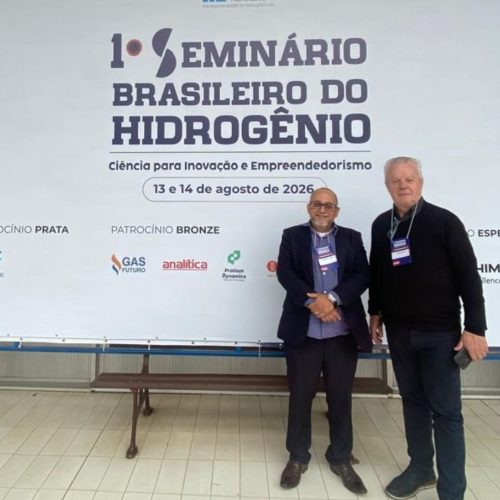 Presidente do CRQ da 21° Região, Alexandre Vaz e presidente do CRQ da 9° Região, Edward Borgo
